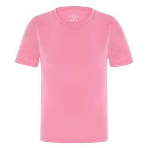 isnowood Boys' Rash Guard Short Sleeve, UPF 50+ UV Sun Protection Swim Shirt, Youth Kids Water Shirts for Surf Beach Fishing