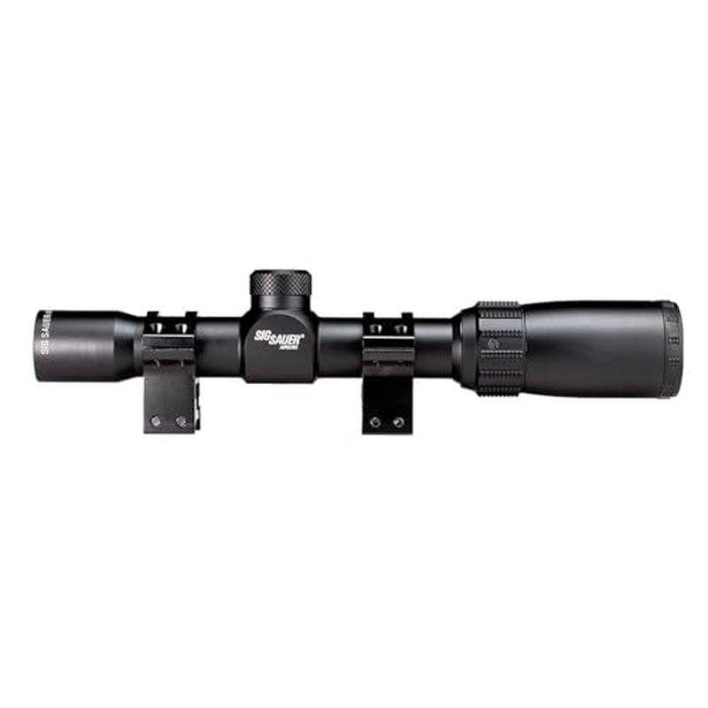 SIG SAUER AIR T4 1-4x24mm 1-Inch Aluminum Tube Durable Adjustable Shooting Aiming Airsoft Air Gun Scope, Mil-Dot Reticle, Picatinny Scope Rings Included