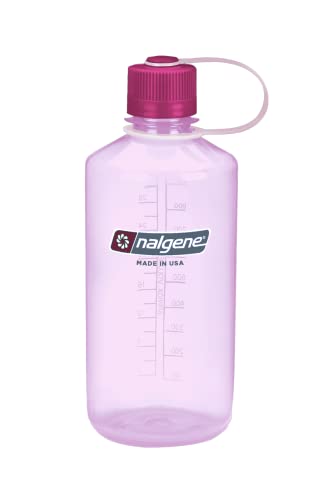 Nalgene Sustain Tritan BPA-Free Water Bottle Made with Material Derived from 50% Plastic Waste, 32 OZ, Narrow Mouth, Cosmo