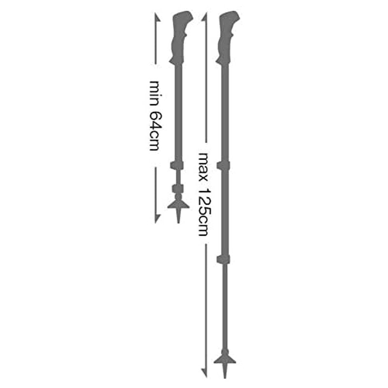LEKI Lhasa Aluminum Adjustable Lightweight Walking Poles for Trekking & Hiking