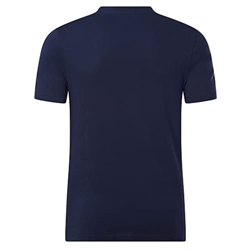 Reebok Men's Identity Big Stacked Logo Tee, Vector Navy, XL