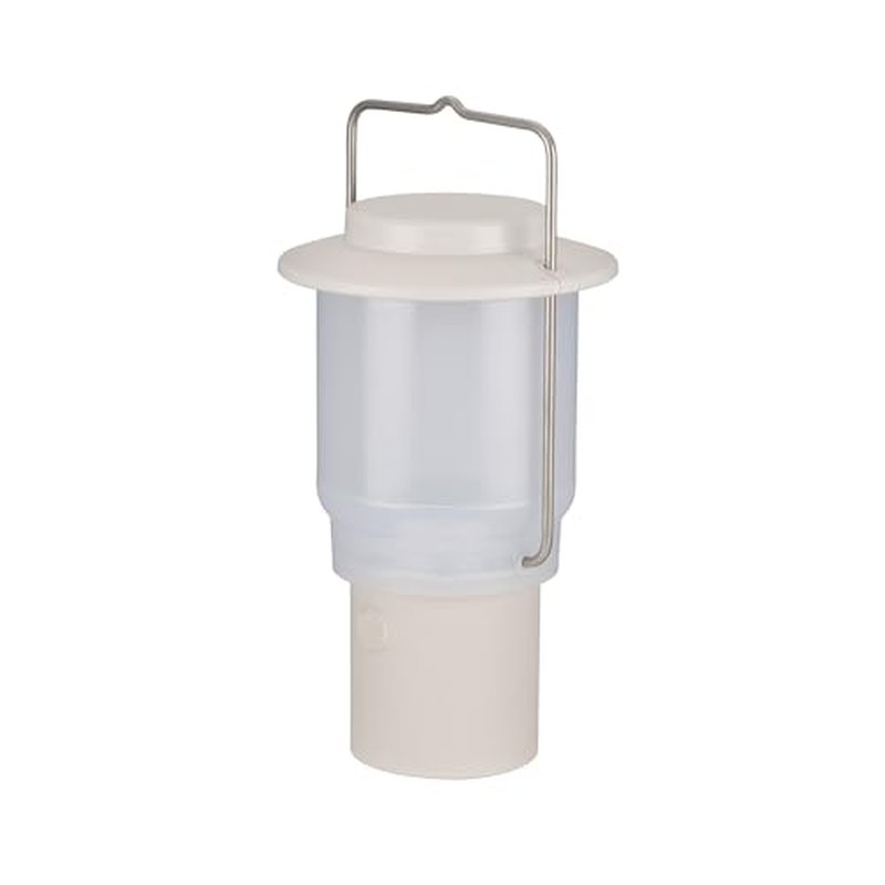 Snow Peak Mini Hozuki - Battery-Powered & Lightweight Camping Light - Portable Lantern for Soft, Ambient Light, Ivory