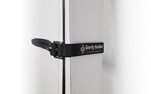 Gravity Grabber 15" Voile Strap with Aluminum Buckle | Super Strong, UV-Resistant Polyurethane Strap | Holds Tension | Multi-Use Strap | Secure, Bundle, Repair (Black, 1-Pack)