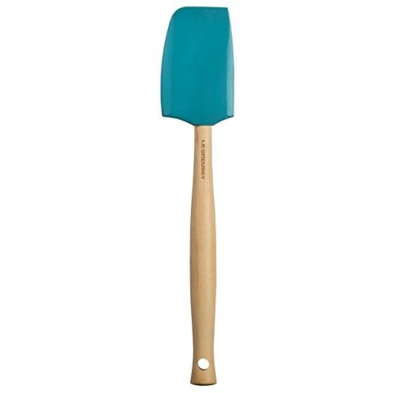 Le Creuset Silicone Craft Series Utensil Set with Stoneware Crock, 5 pc., Caribbean
