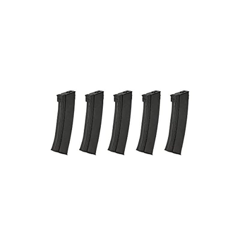 Lancer Tactical 140 Round AK Airsoft Mid Capacity Magazine (Color: Black)