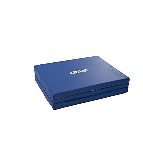 Drive Medical 14700 Tri-Fold Bedside Mat, Blue