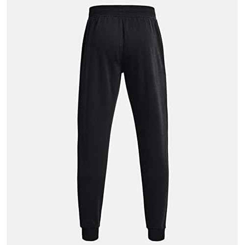 Under Armour Men's UA Rival Fleece Graphic Joggers 1373411 (Large, Black/Steel-001)