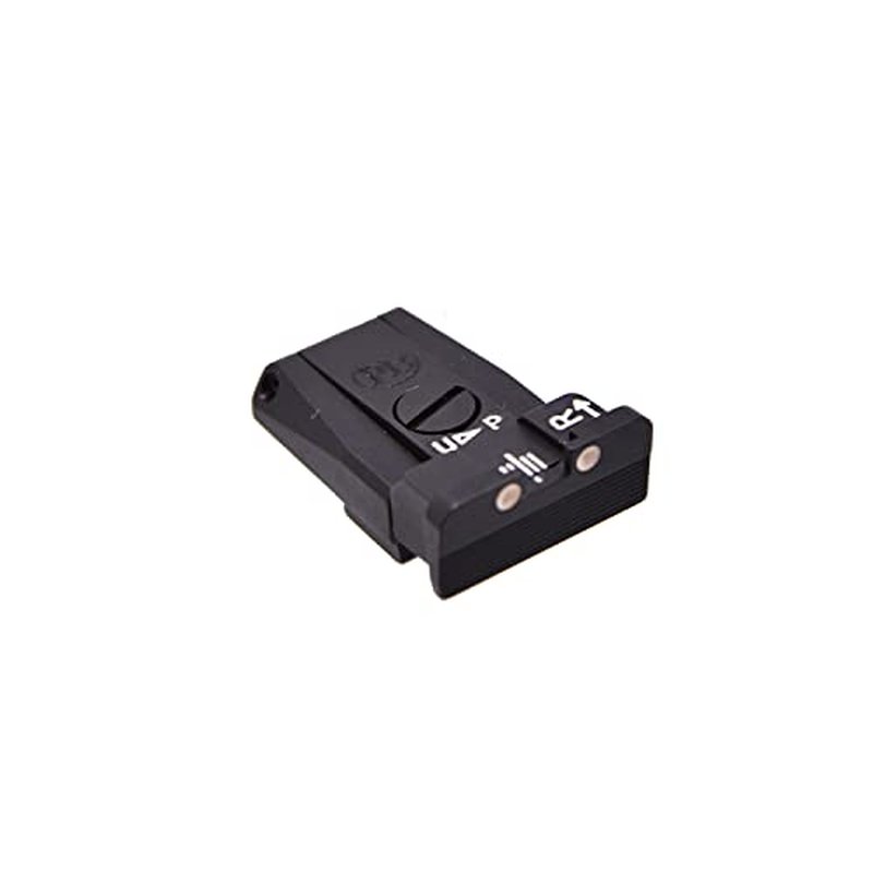 Beretta Adjustable White Dot Configuration Rear Sight Compatible with All 92/96 Combat Series