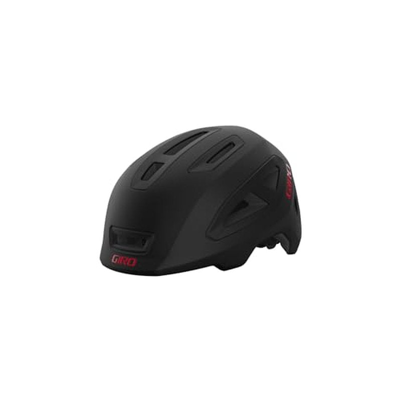Giro Scamp II Youth Bike Helmet - Matte Black/Red - Size S (49?53 cm)