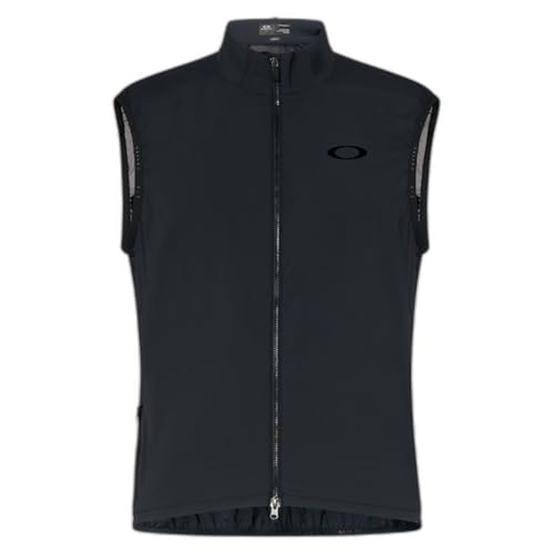 Oakley Mens Endurance Packable Wind Vest 2.0, Blackout, Small