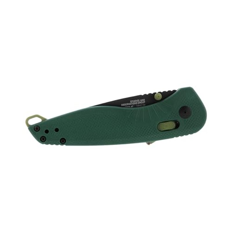 SOG Aegis AT Ambidextrous Outdoor Pocket Easy to Carry Folding Knives | CRYO D2 Stainless Steel Blade | AT-XR Lock
