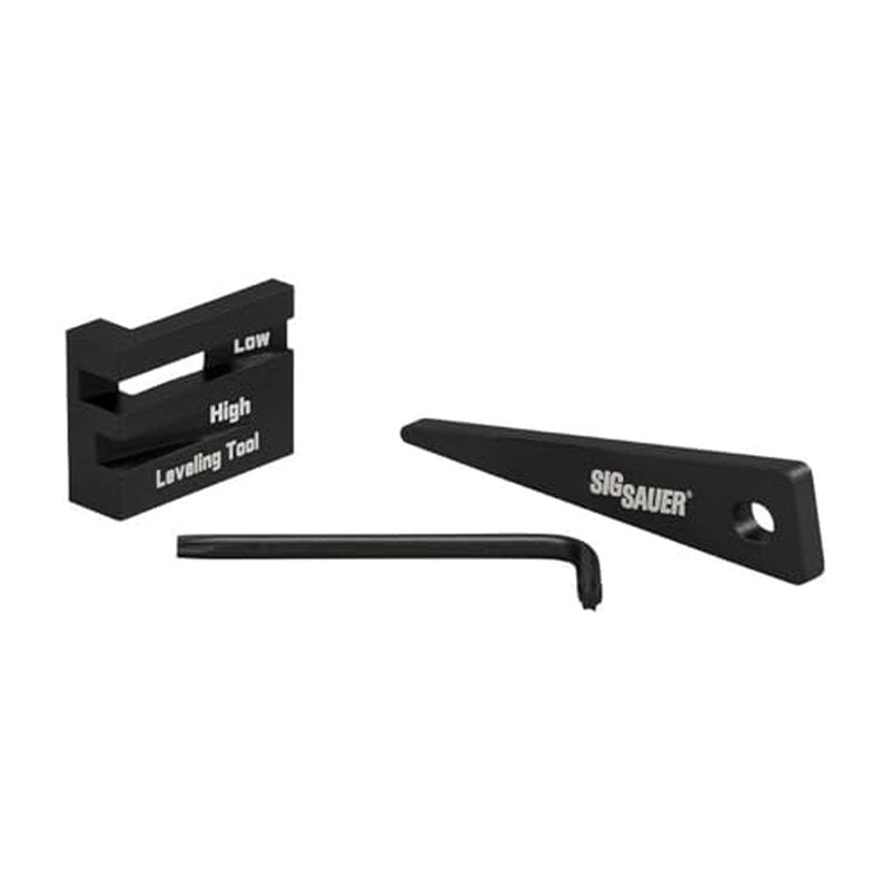 Sig Sauer ALPHA6 30mm Hunting Scope Rings Set - Lightweight Durable Hard Anodized Aluminum Picatinny/Weaver Compatible Riflescope Ring Mounts - Matte Black