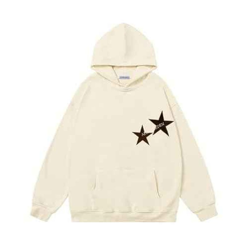 Aelfric Eden Star Hoodies Y2k Oversized Graphic Hoodies Aesthetic 90s Crewneck Sweatshirt Long Sleeve Pullover Tops