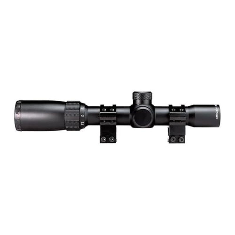 SIG SAUER AIR T4 1-4x24mm 1-Inch Aluminum Tube Durable Adjustable Shooting Aiming Airsoft Air Gun Scope, Mil-Dot Reticle, Picatinny Scope Rings Included