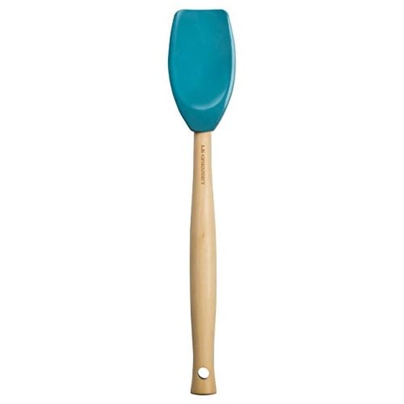 Le Creuset Silicone Craft Series Utensil Set with Stoneware Crock, 5 pc., Caribbean
