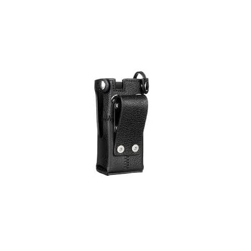Motorola Solutions PMLN7903, PMLN7903A OEM Radio Carry Holder, Leather, 3" Belt Loop. Compatible with APX 6000 and APX8000 radios.