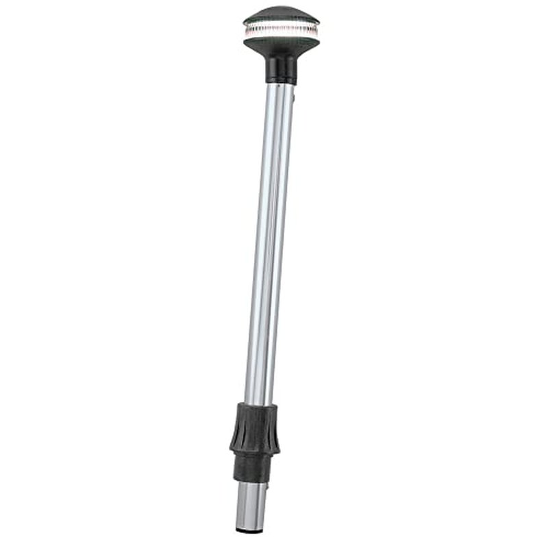 Perko 1445DP6CHR Inland-Series Reduced Glare White All-Round Pole Light - 48" Height, 5¡Æ Rake