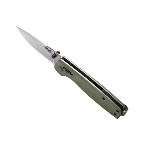 SOG Hunting High Carbon Steel Ambidextrous Carry EDC 2.95' Sharp Blade Terminus XR OD Green Folding Knife