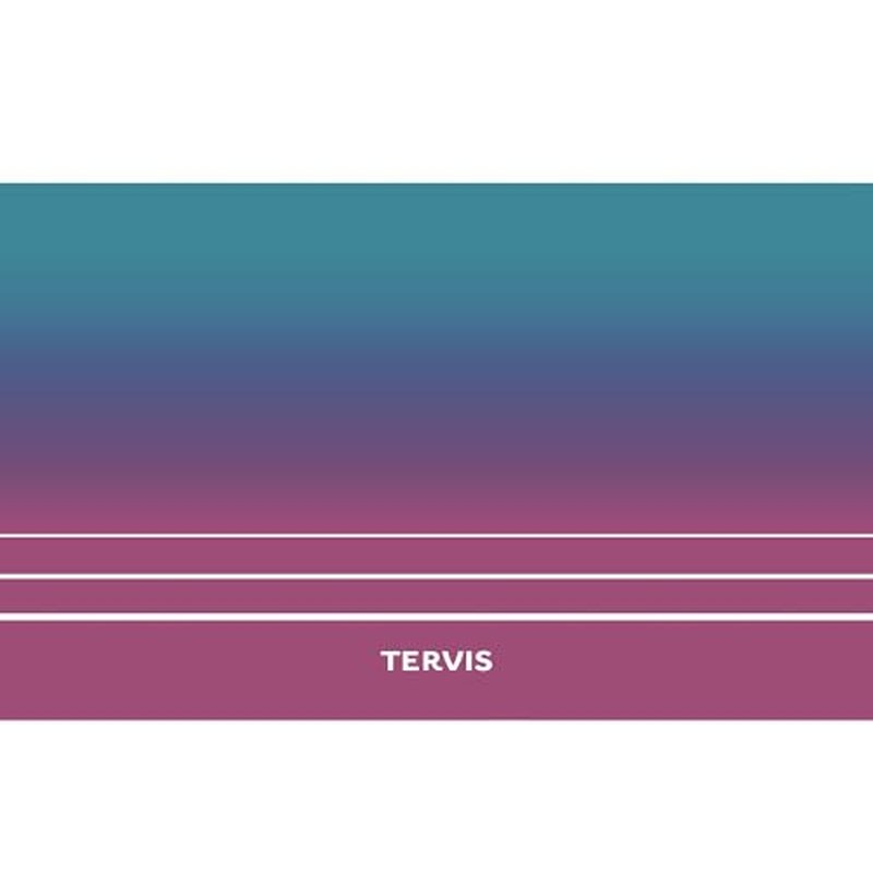 Tervis Traveler Blue Raspberry Ombre Triple Walled Insulated Tumbler Travel Cup Keeps Drinks Cold & Hot, 20oz, Stainless Steel
