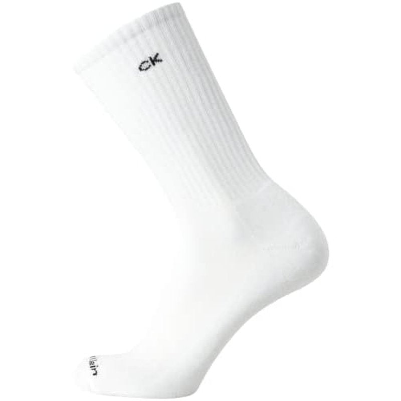 Calvin Klein Mens Crew Socks - 5 Pack Athletic Mid Calf Socks for Men (7-12)