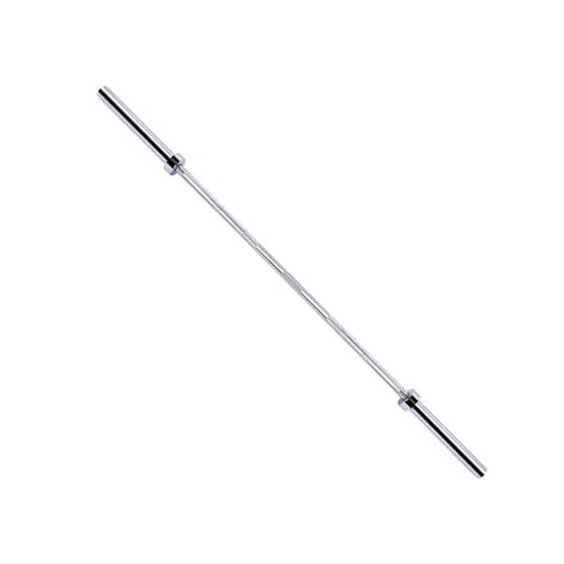 Fitvids Olympic Bar for Weightlifting and Power Lifting Barbell, 700-Pound Capacity (5 Feet, Silver)