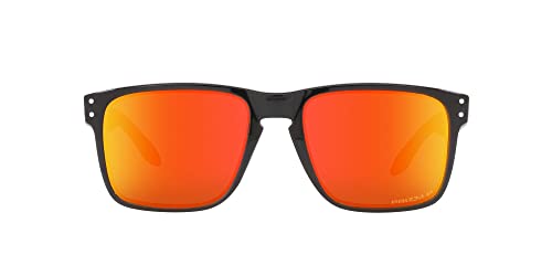 Oakley Men's OO9417 Holbrook XL Square Sunglasses, Matte Black/Prizm Deep Water Polarized, 59 mm