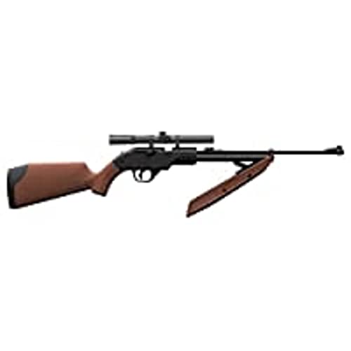 Crosman 760BKT Pump Master .177-Caliber Pellet/BB Air Rifle Kit,Brown