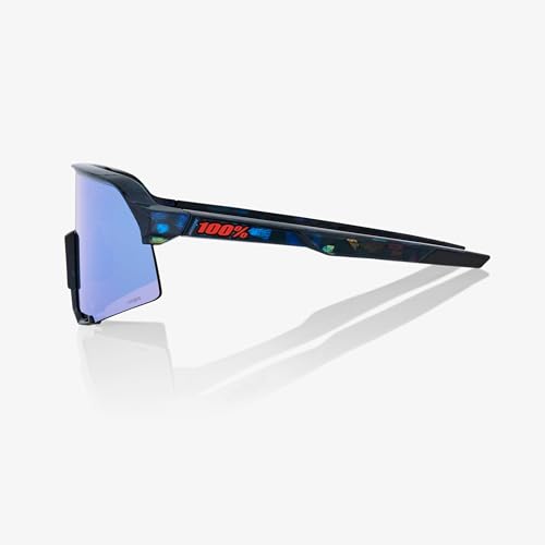 100% S3 Sport Performance Cycling Sunglasses (Soft Tact Grey Camo - HiPER Red Multilayer Mirror Lens)