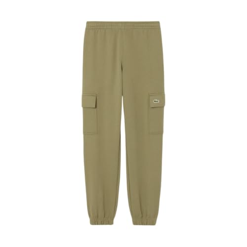 Lacoste Mens Regular Fit Non-Brushed Fleece Cargo Sweatpants