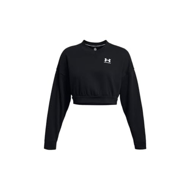 Under Armour Women's Rival Terry Oversized Cropped Crew Neck Sweatshirt