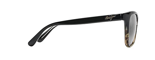 Maui Jim Women's Starfish Polarized Fashion Sunglasses, Black with Tortoise/Neutral Grey, Medium