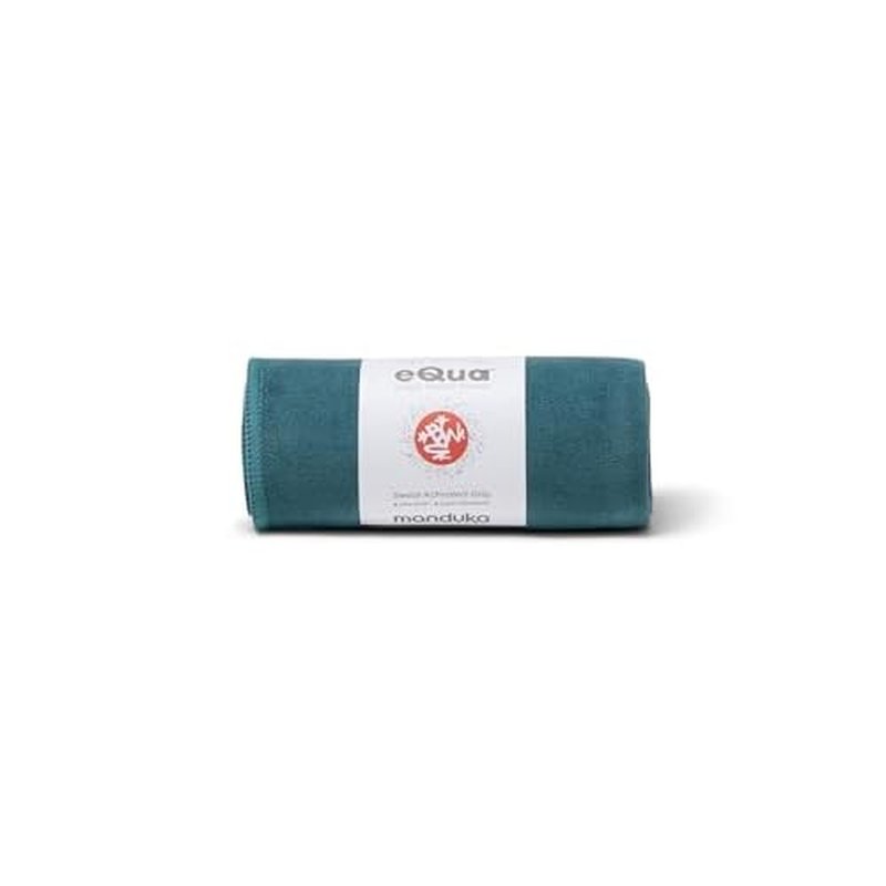 Manduka eQua Hand Towels - 16" Rapid Moisture Activated Grip Quick Drying, Soft Microfiber Machine Washable 16 x 26.5 inches