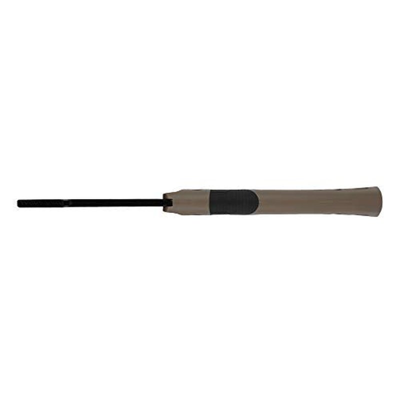 Kershaw Deschutes Skinner Hatchet Camp Ax, Tan Design, 14 Inch Overall Length, Stainless Steel Fixed Head, Full Tang, EDC, Molded Sheath with Straps, Hatchet Axe for Camping, Backpacking and More