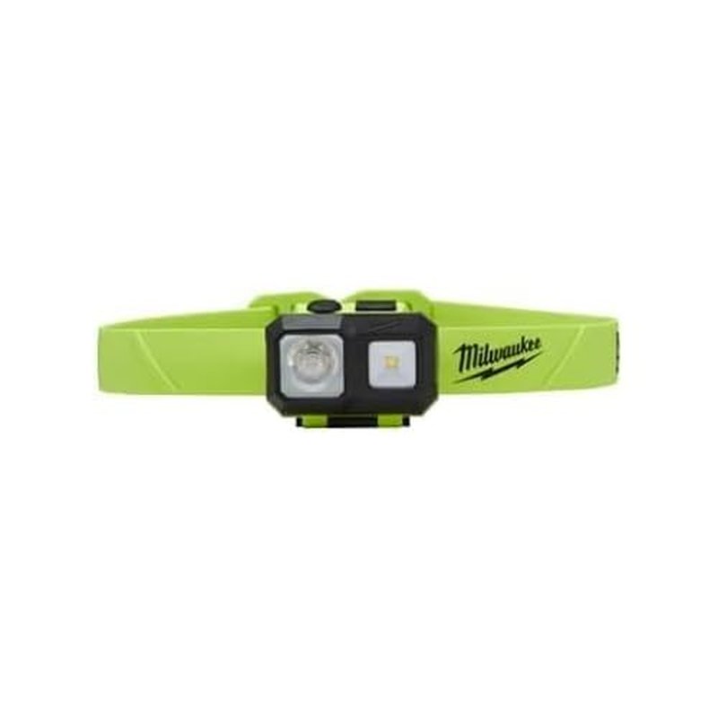 2004HZL Milwaukee Intrinsically Safe C I, II, III / D 1 Spot/Flood Headlamp | Safety | Job Site | Universal Hard Hat Clips | Nylon Strap | AAA Batteries