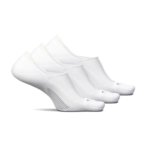 Feetures unisex-adult Elite Invisible Light Cushion 3-pair Pack