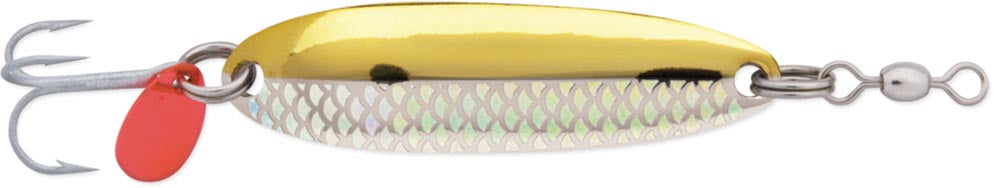 Versatile Fishing Spoon Lure with Treble Hook - 1/2 oz