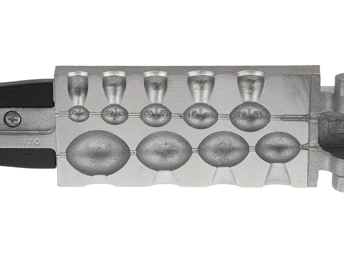 Fishing Egg Sinker Mold for Custom Sinkers - Multiple Weight Options