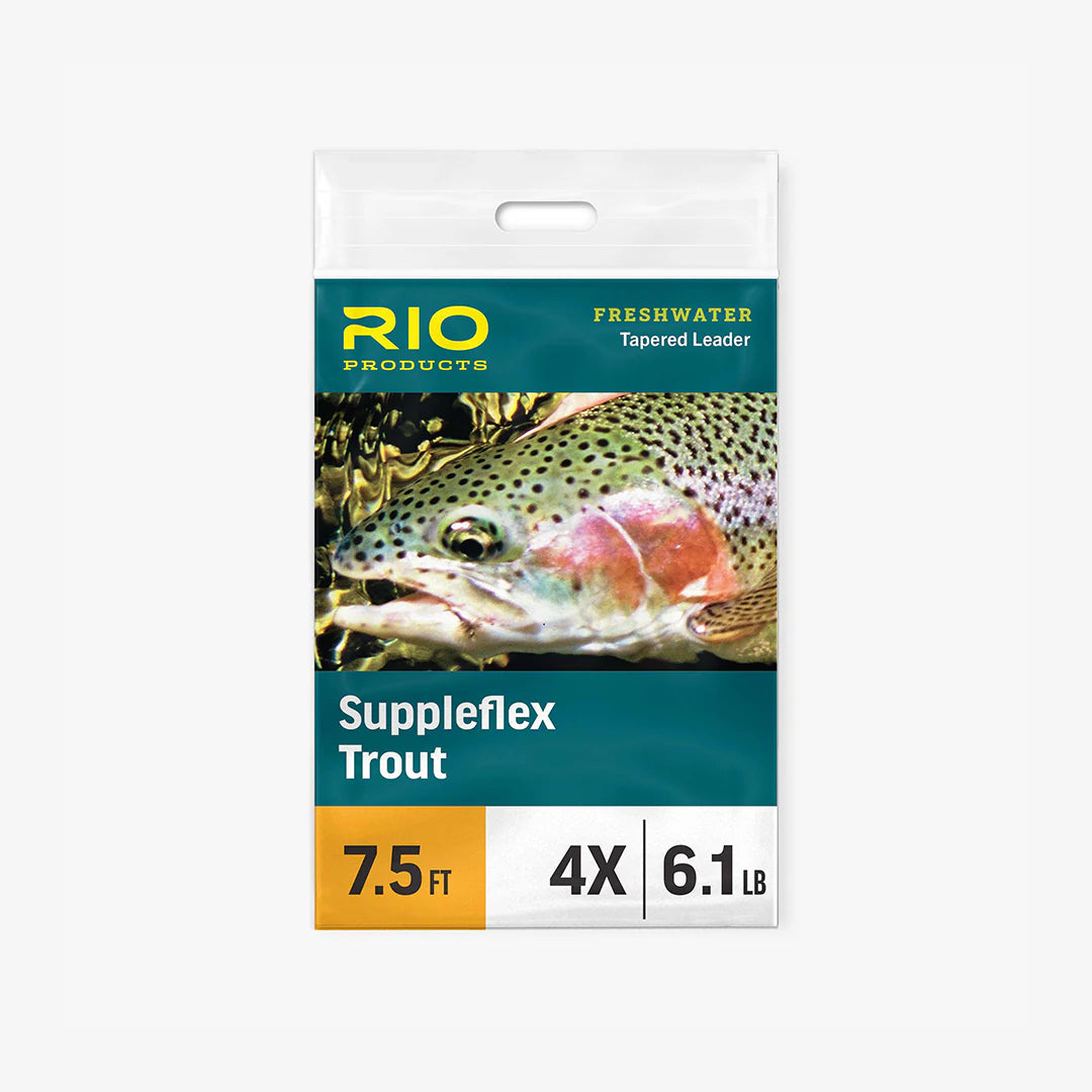 Suppleflex Trout Leader for Fly Fishing - Multiple Lengths & Strengths