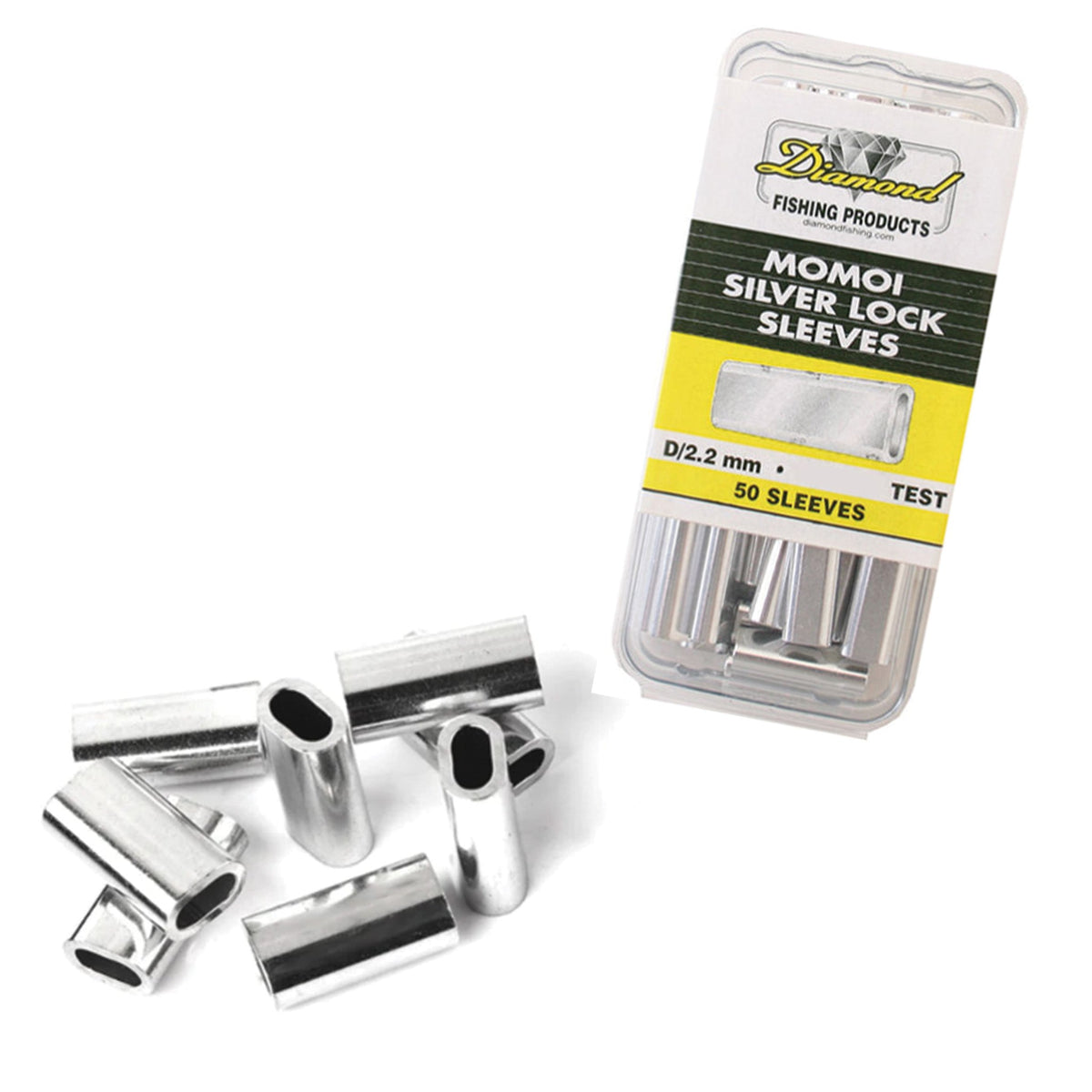 Aluminum Crimp Sleeves for Fishing Line - Multiple Sizes, 25-50 Pack