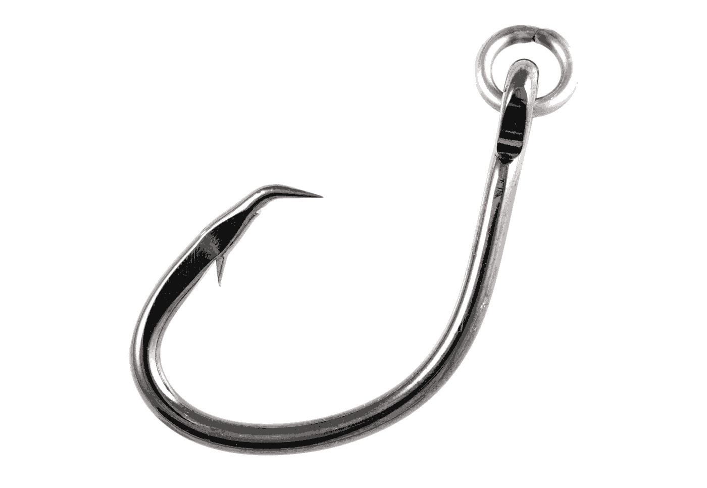 Ringed Saltwater Fishing Hooks - Multiple Sizes with Welded Rings for Bait & Catch