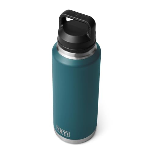 YETI Rambler 46 oz Bottle, Vacuum Insulated, Stainless Steel with Chug Cap,Wetlands Brown