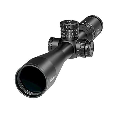 Arken Optics EPL4 6-24X50 FFP MOA VHR Illuminated Reticle with Zero Stop 30mm Tube Lightweight Rifle Scopes for Hunting