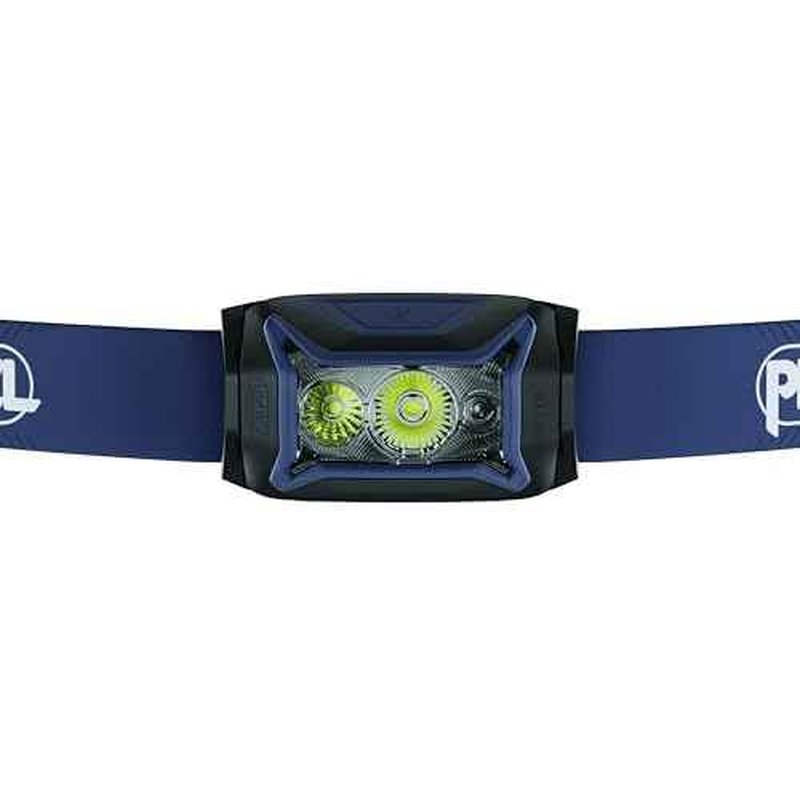 PETZL ACTIK Headlamp - Powerful 450 Lumen Light with Red Lighting, for Hiking, Climbing, Running, and Camping - Black