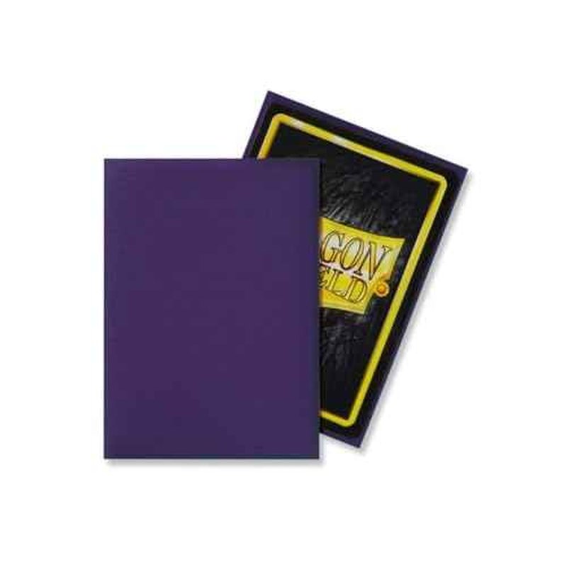 10 Packs Dragon Shield Matte Purple Standard Size 100 ct Card Sleeves Display Case