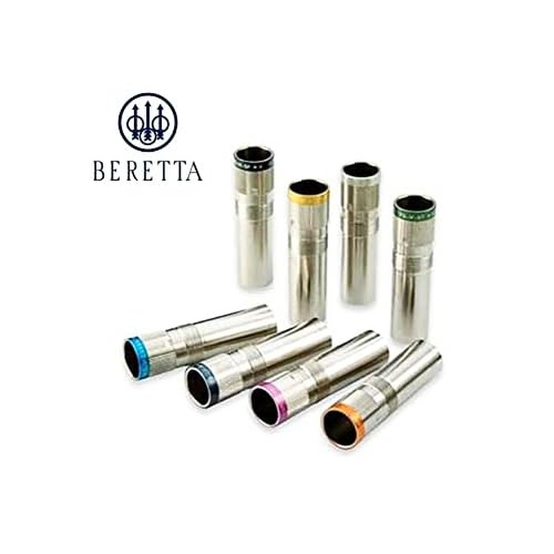 Beretta Mobilchoke Victory Extended 12Ga Nickel Plated Steel Choke Tube with Colored Alloy Band