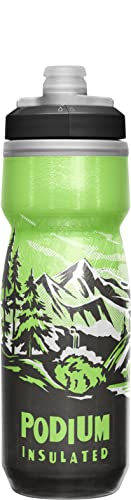 CamelBak Podium Chill Insulated Bike Water Bottle - Easy Squeeze Bottle - Fits Most Bike Cages - 21oz, Race Edition