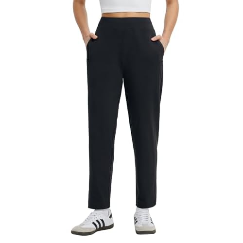 baleaf Womens Travel Pants with 6 Pockets Work Lightweight Stretch Ankle Petite Dressy Casual Golf Busniess Slacks