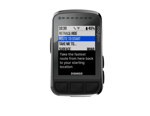 Wahoo ELEMNT Bolt V2 GPS Cycling/Bike Computer, Black