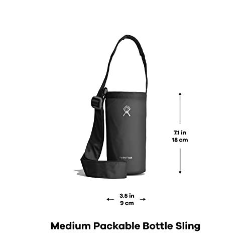 Hydro Flask Medium Packable Bottle Sling R Black