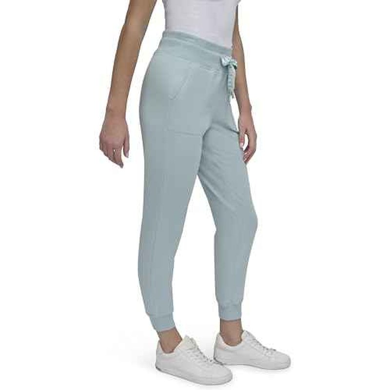 DKNY Women¡¯s Two Tone Logo Drawcord Jogger Sweatpant